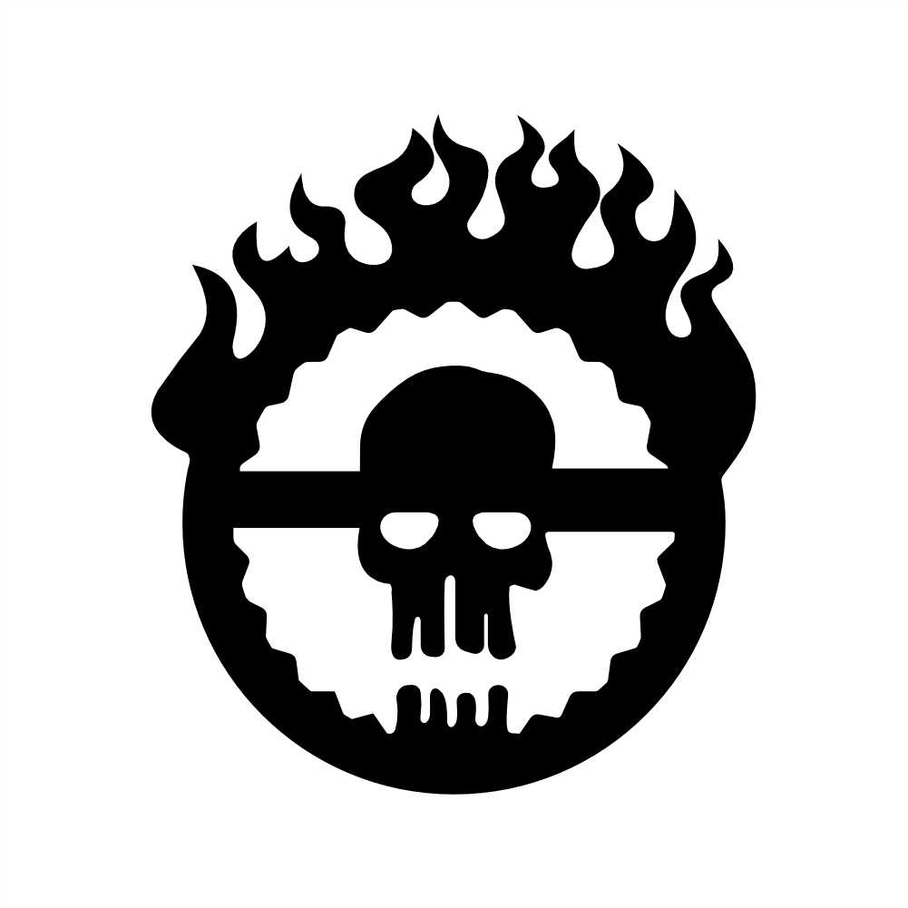 mad max fury road skull vinyl decal sticker