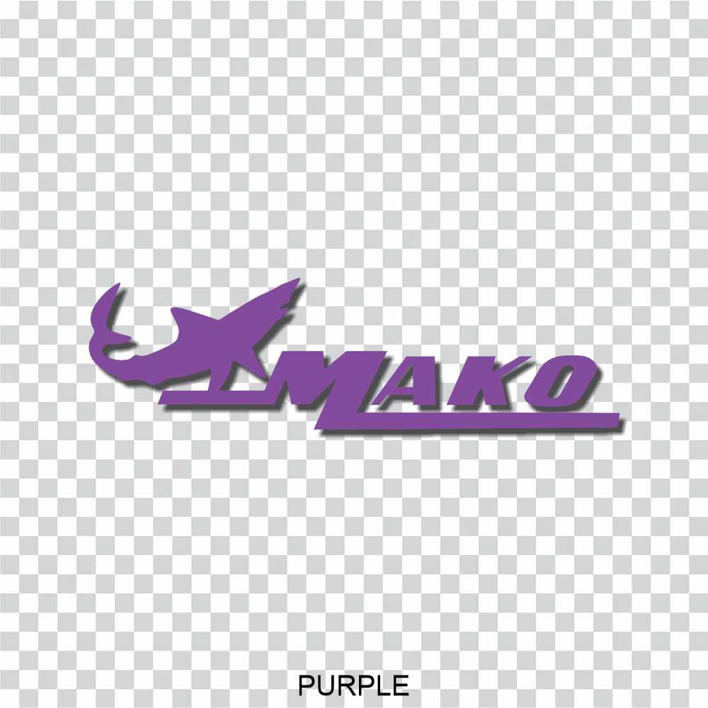 mako marine gold boat kit vinyl decal sticker