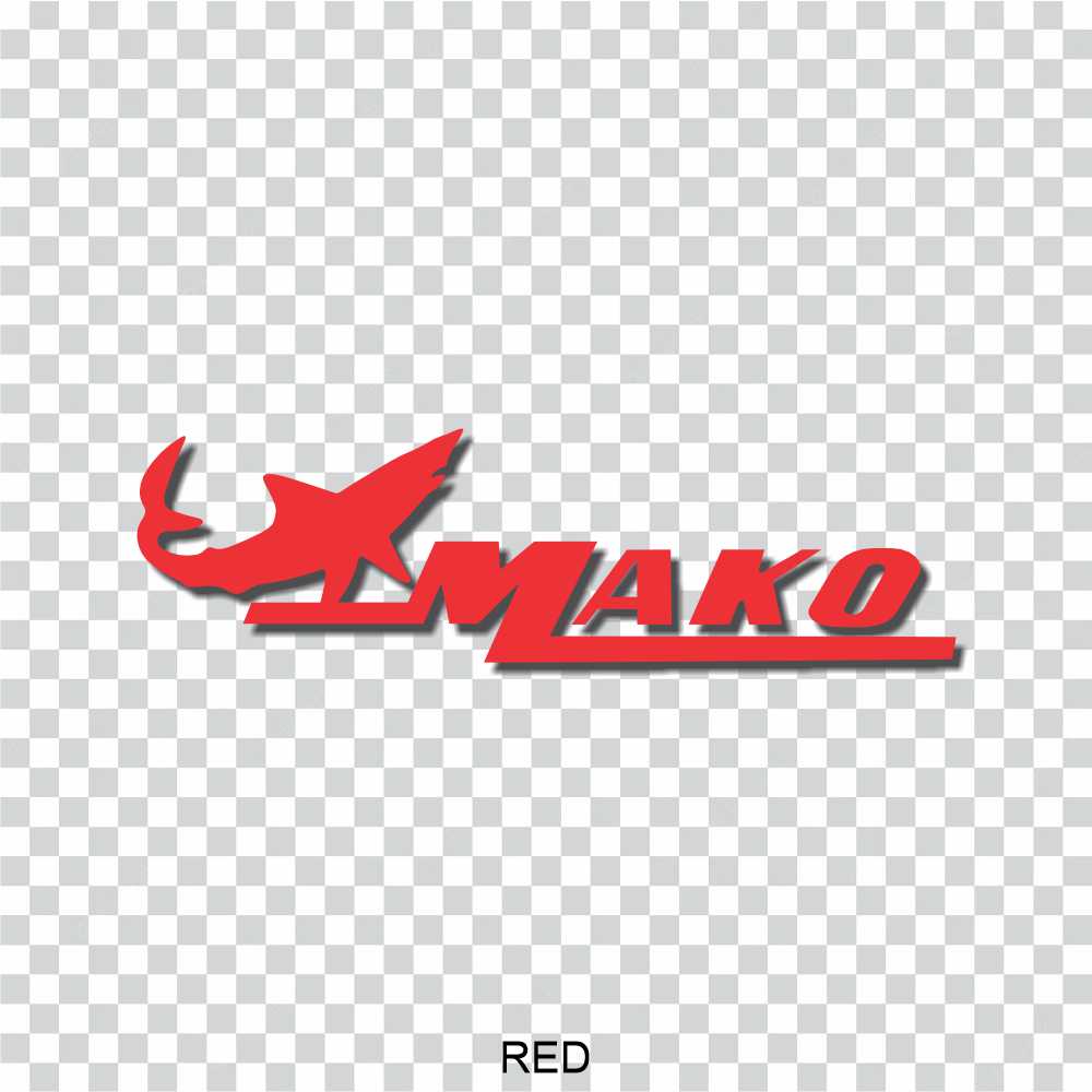 mako marine gold boat kit vinyl decal sticker