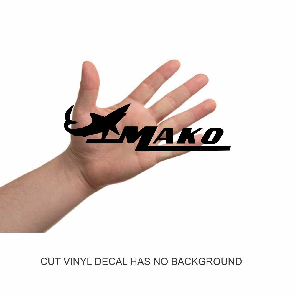 mako marine gold boat kit vinyl decal sticker