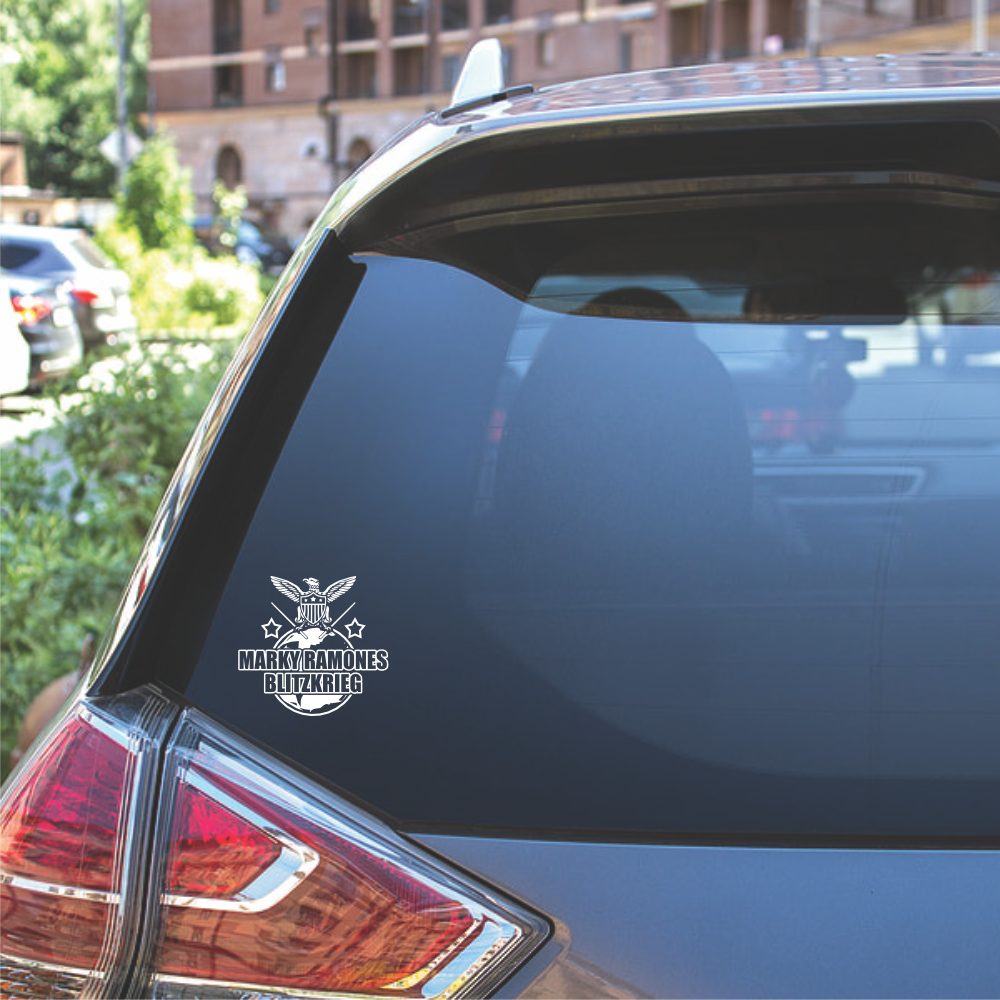 marky ramones blitzkrieg band vinyl decal sticker