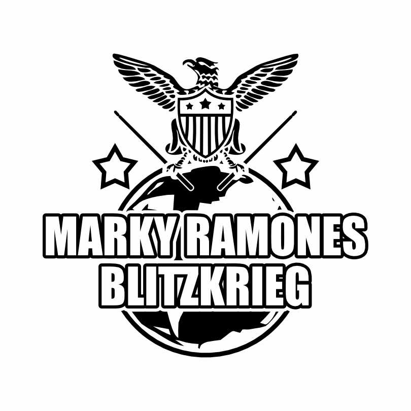 marky ramones blitzkrieg band vinyl decal sticker