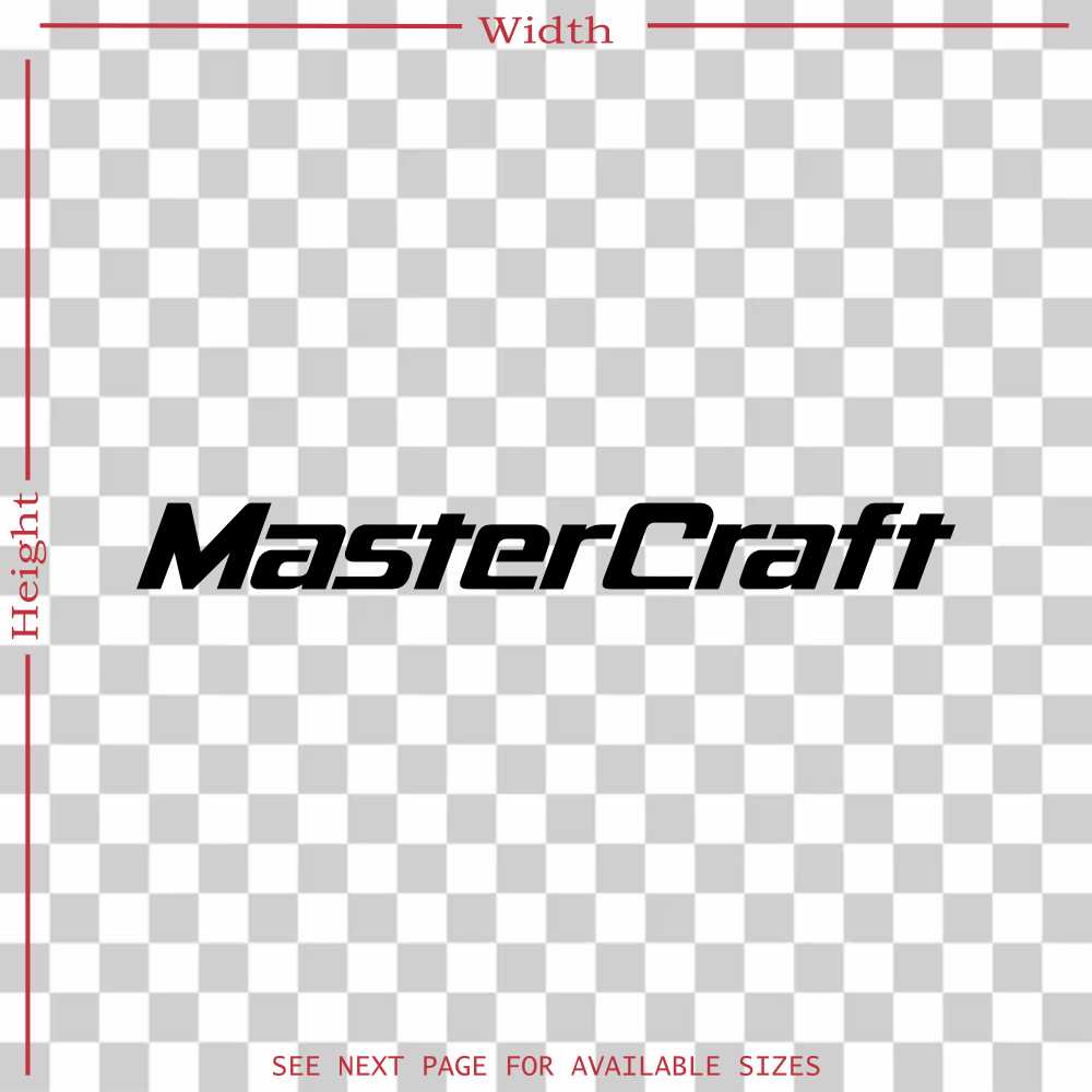 mastercraft boats vinyl decal sticker