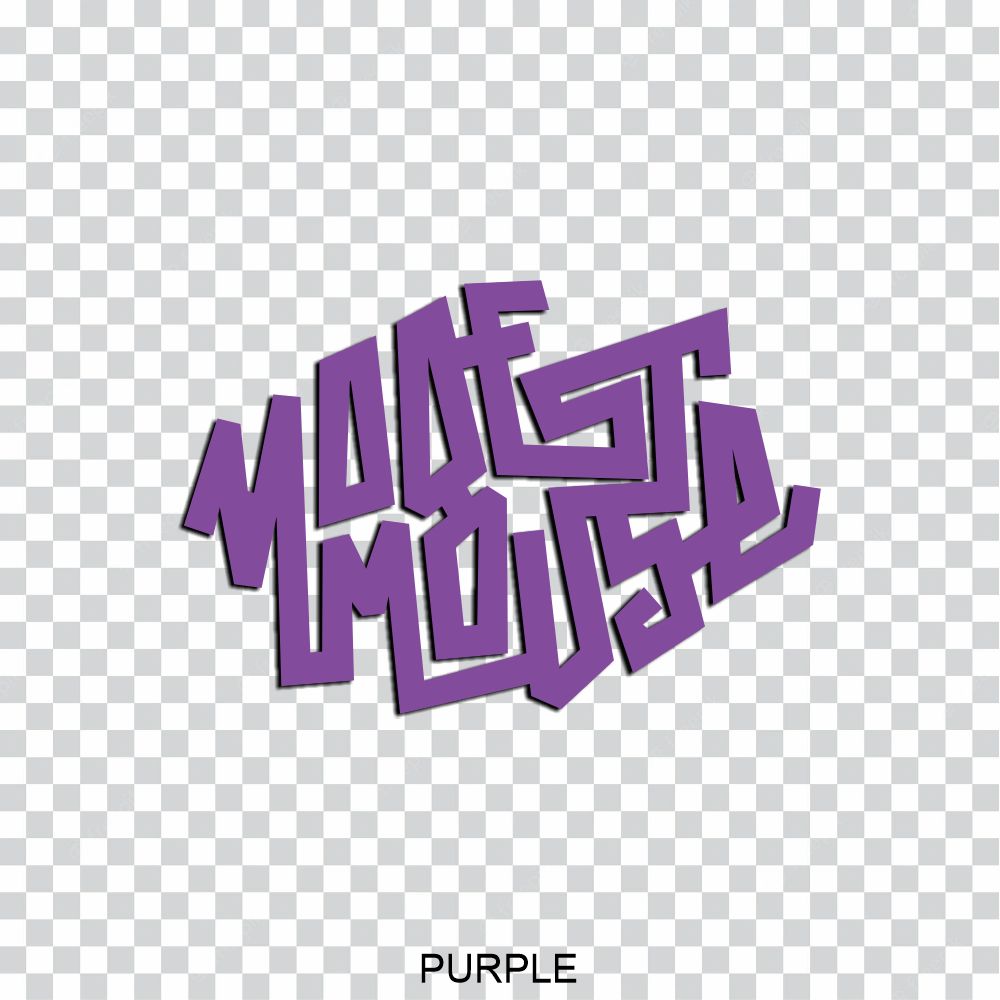 modest mouse logo band stickers