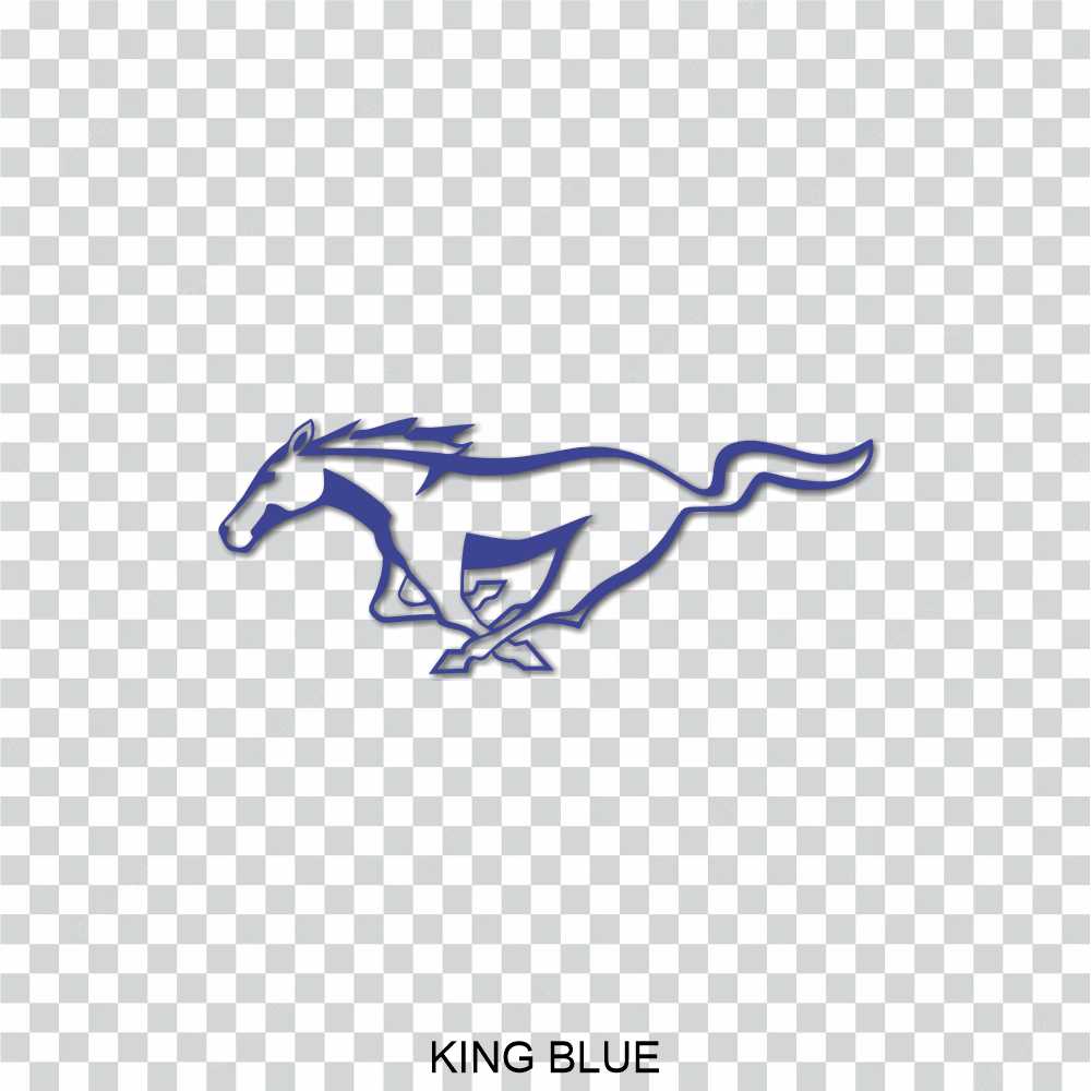 mustang logo vinyl decal sticker