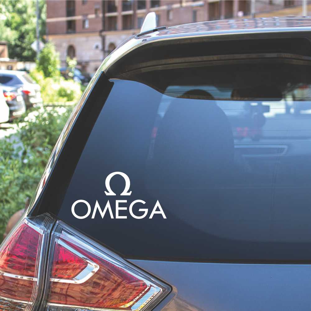omega logo decal sticker