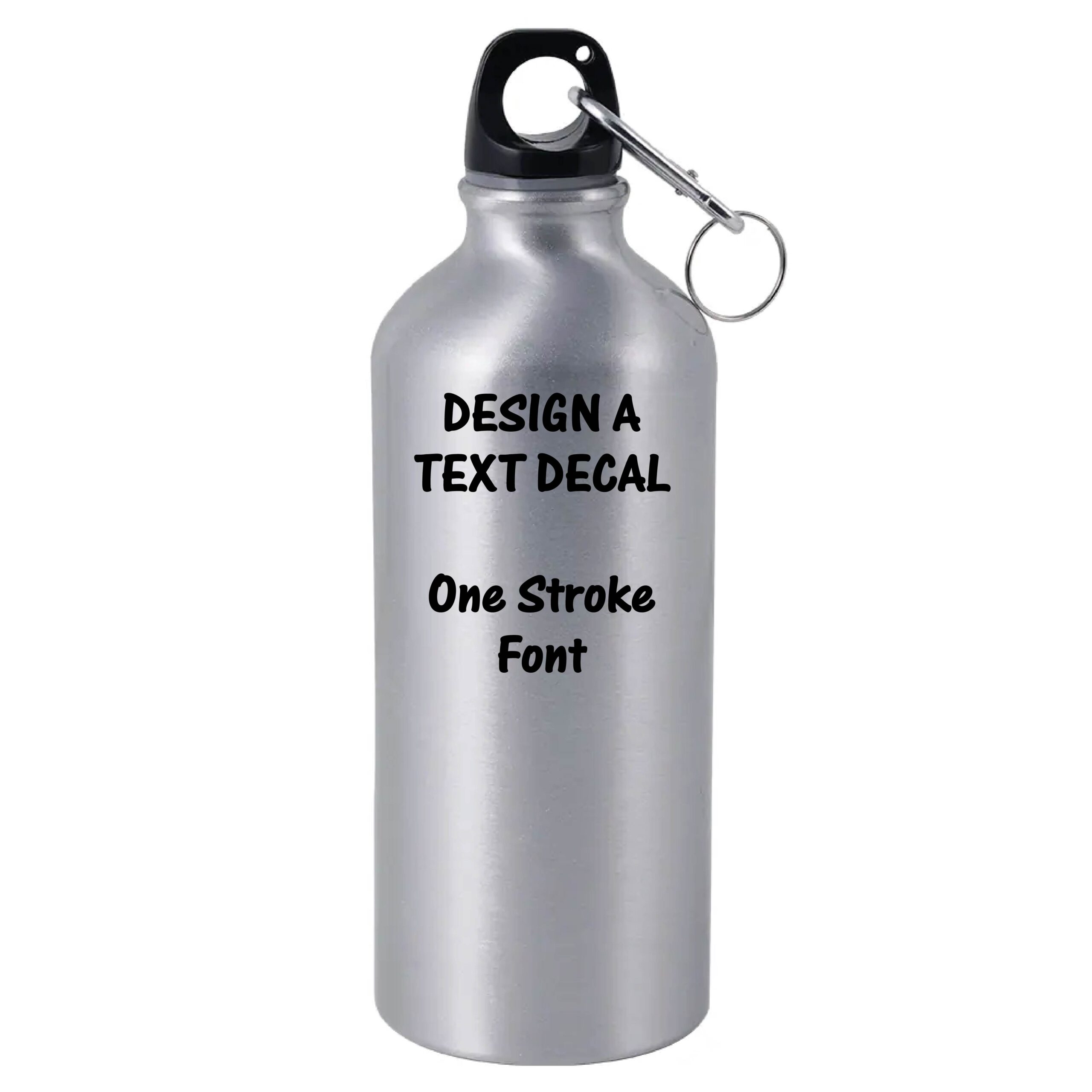 one stroke font custom text vinyl decal sticker