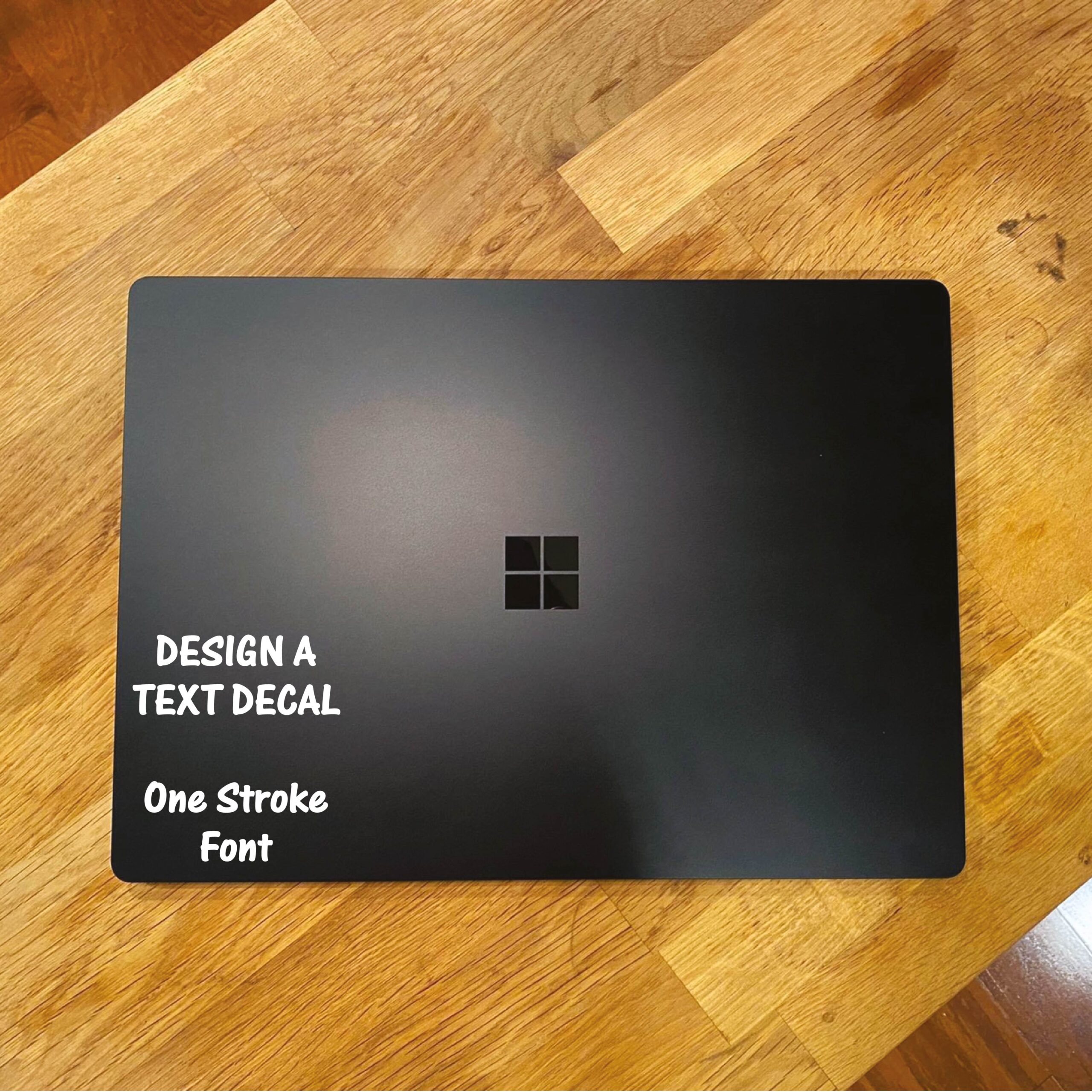 one stroke font custom text vinyl decal sticker