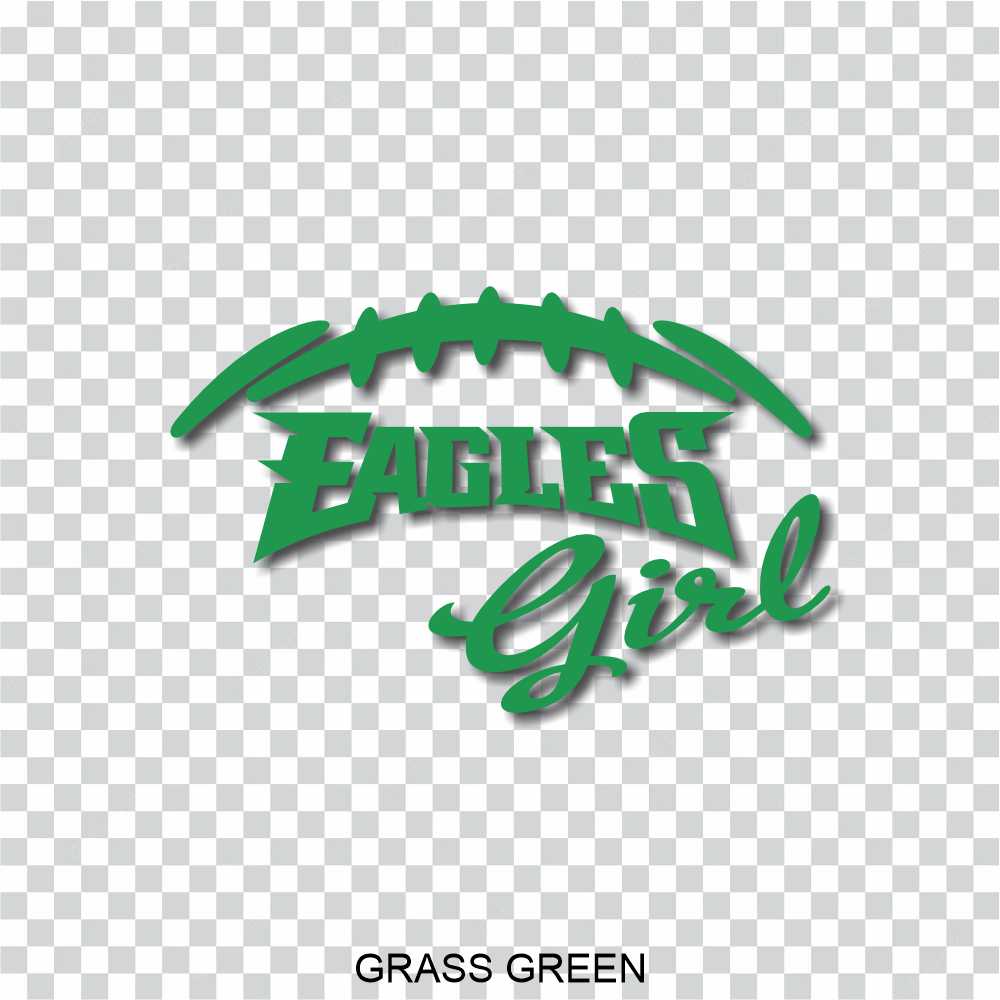 philadelphia eagles girl window decal sticker