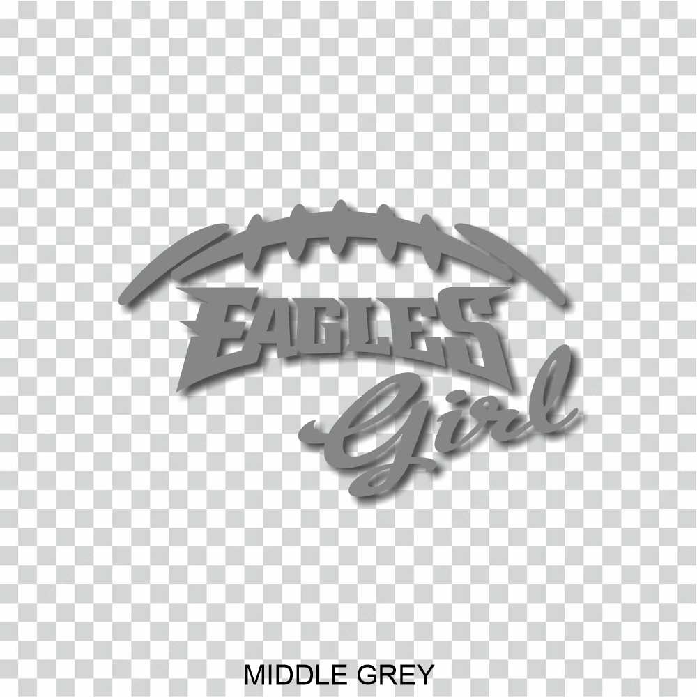 philadelphia eagles girl window decal sticker