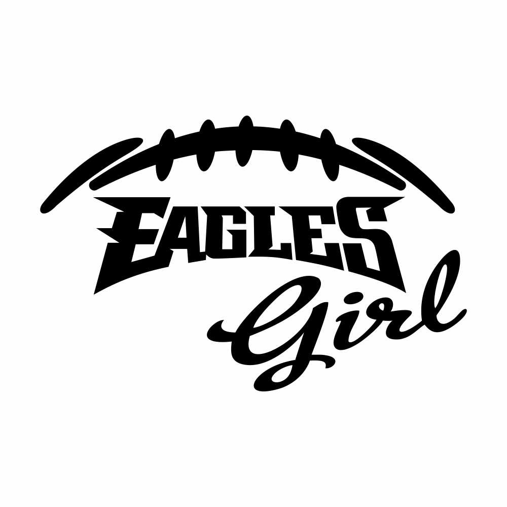 philadelphia eagles girl window decal sticker