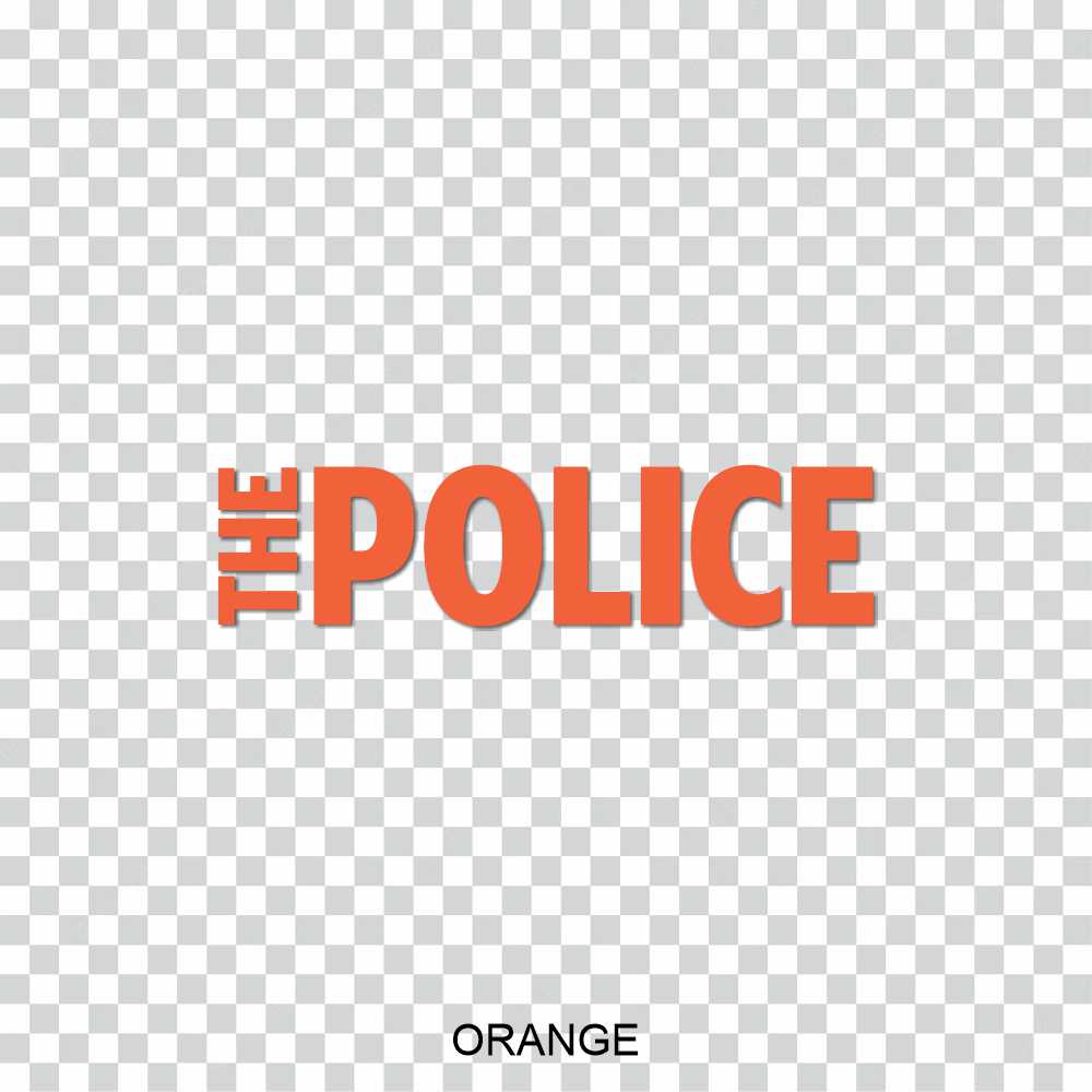 police vinyl decal sticker