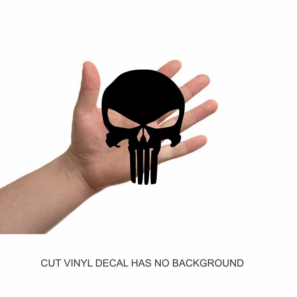 punisher skull truck decal sticker