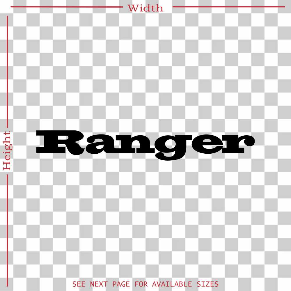 ranger style 1 boat kit vinyl decal sticker
