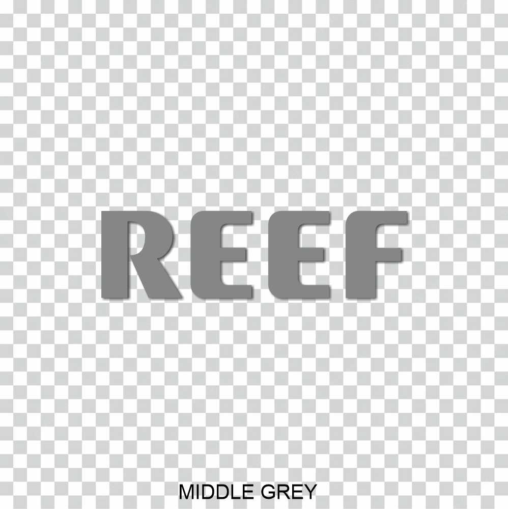 reef text simple surfing vinyl decal sticker