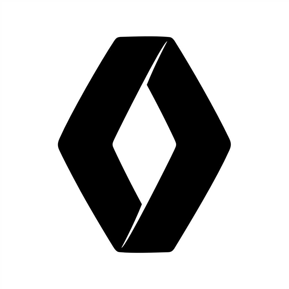 renault logo 2 simple vinyl decal sticker