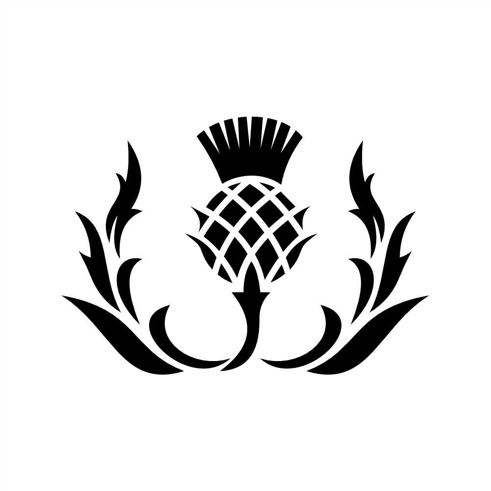 scottish thistle flower vinyl decal sticker