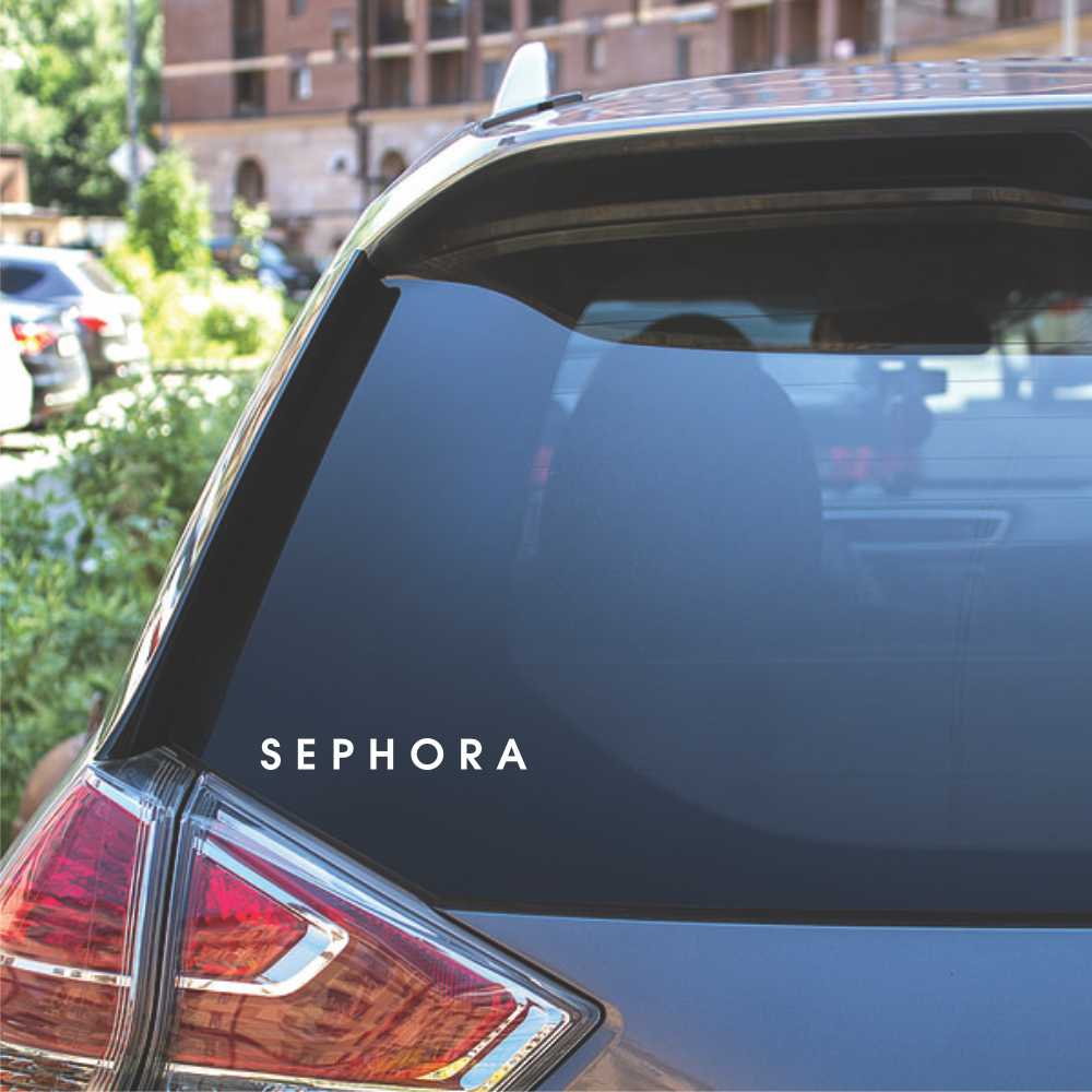sephora logo vinyl decal sticker