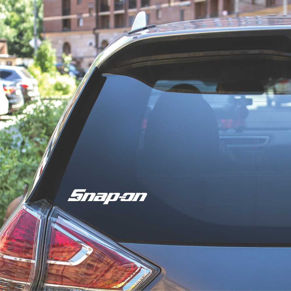 snap on logo vinyl decal sticker