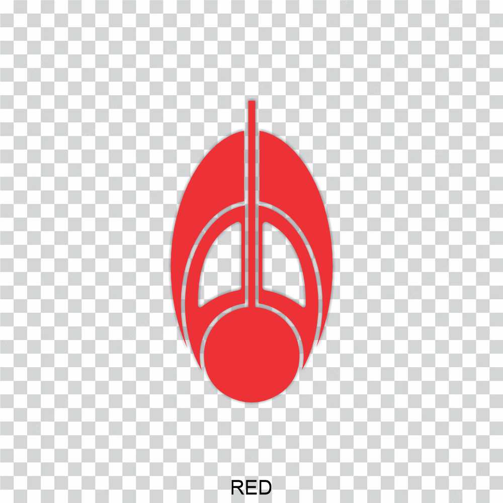 star trek bajoran symbol vinyl decal sticker