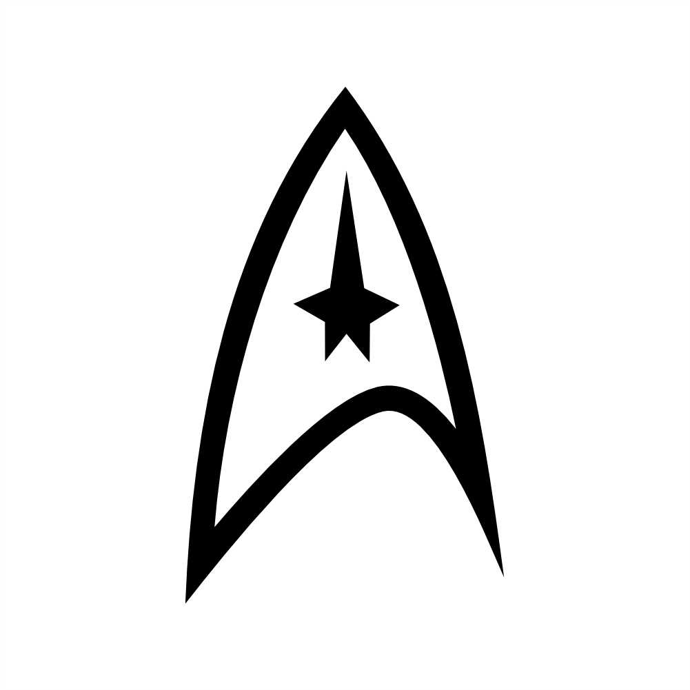 star trek communicator vinyl decal sticker