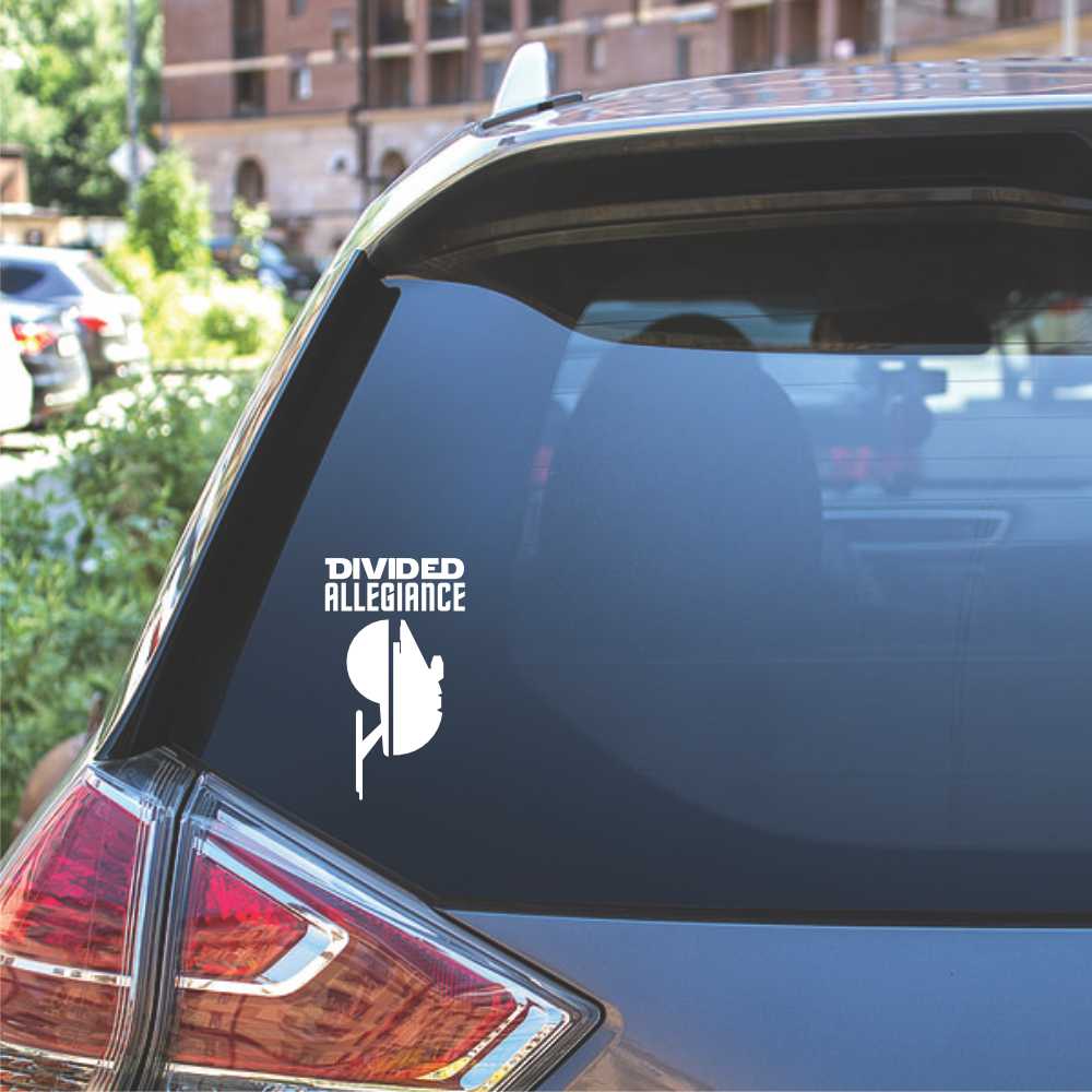 star wars star trek divided allegiance vinyl decal sticker