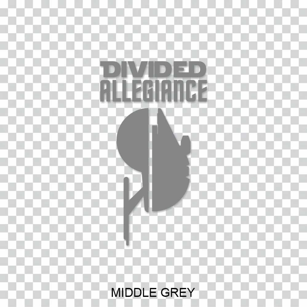 star wars star trek divided allegiance vinyl decal sticker