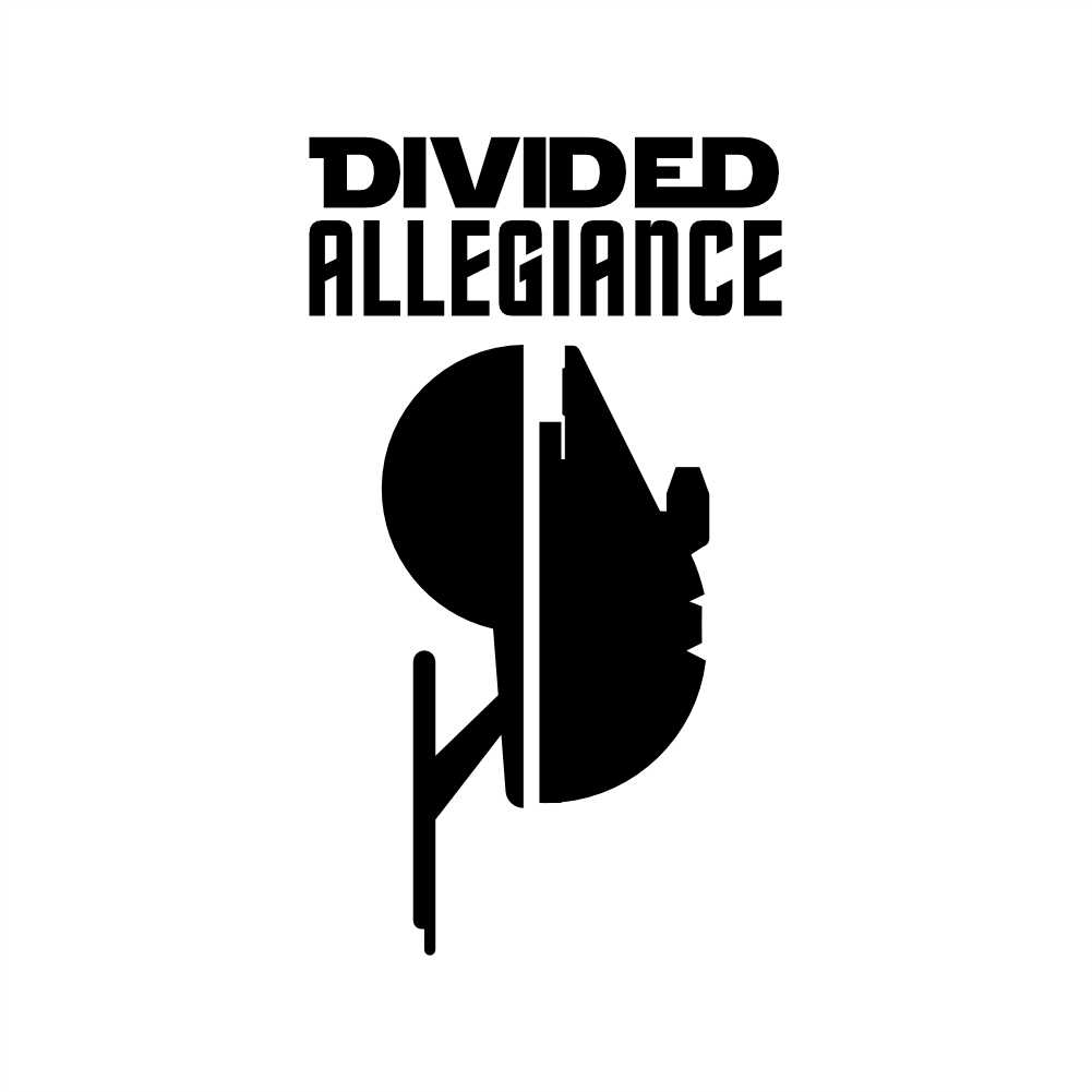 star wars star trek divided allegiance vinyl decal sticker