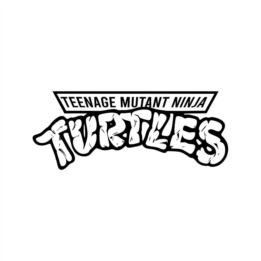 teenage mutant ninja turtles logo vinyl decal sticker