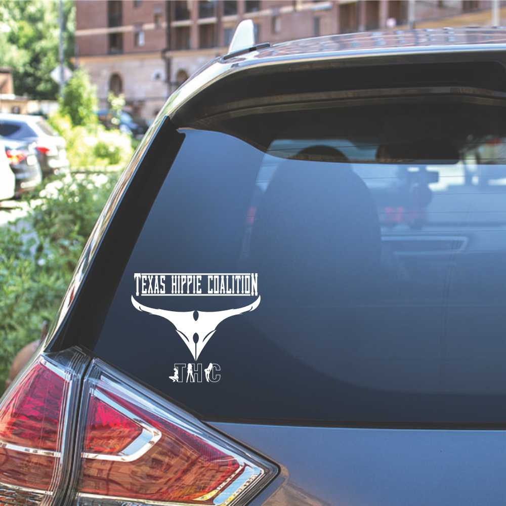 texas hippie coalition band logo vinyl decal sticker