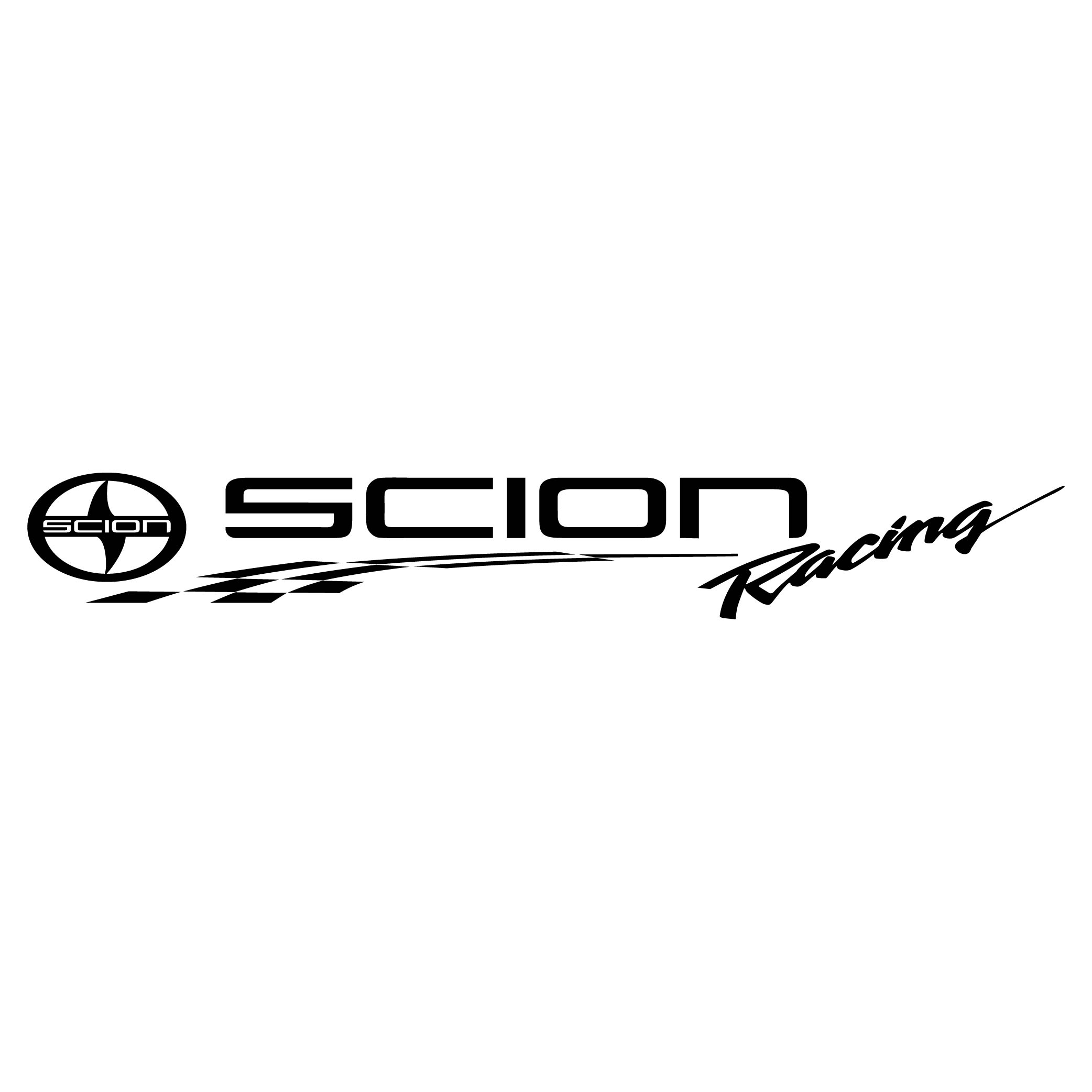 toyota scion racing windshield 2 vinyl decal sticker
