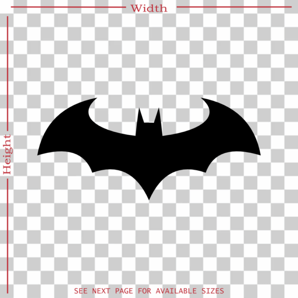 batman dark knight logo vinyl decal sticker