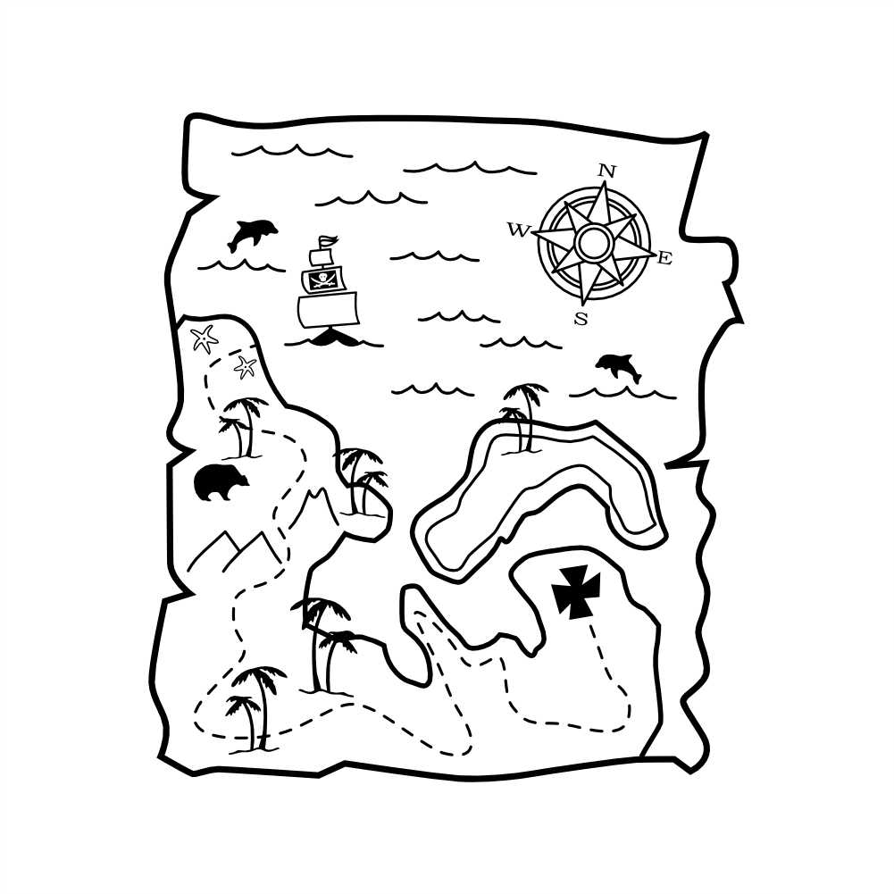 treasure map 886 vinyl decal sticker