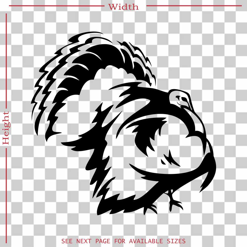 turkey vinyl decal sticker