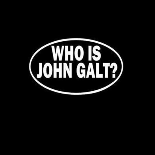 Who is John Galt Window Decal Sticker DecalChimp