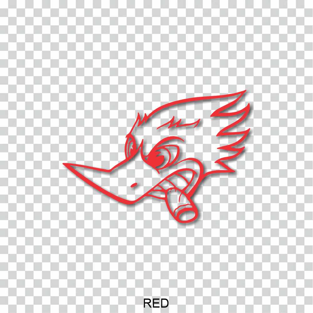 woody woodpecker style 4 vinyl decal sticker