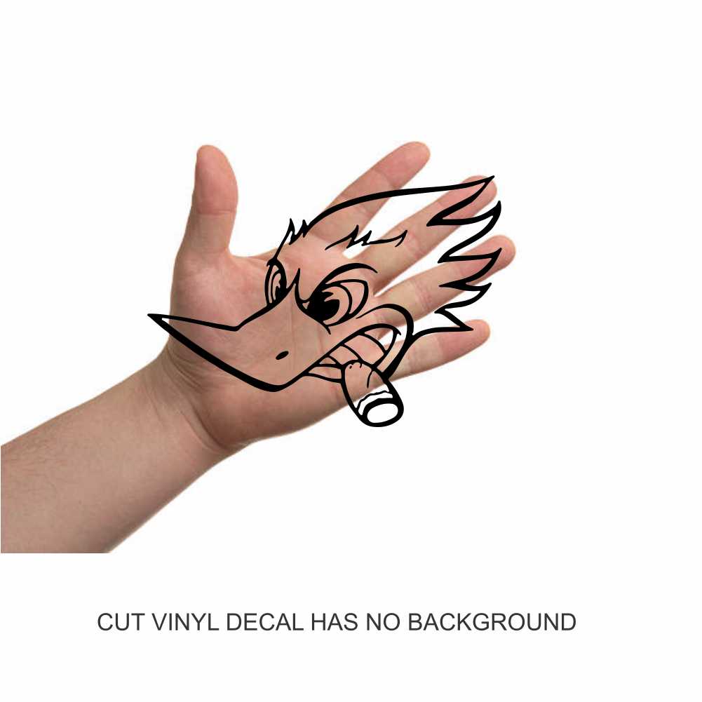 woody woodpecker style 4 vinyl decal sticker