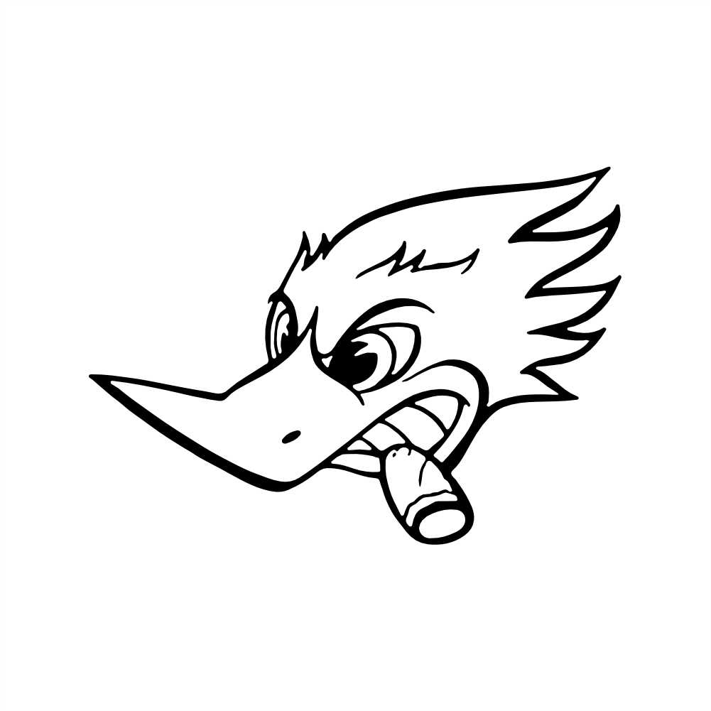 woody woodpecker style 4 vinyl decal sticker