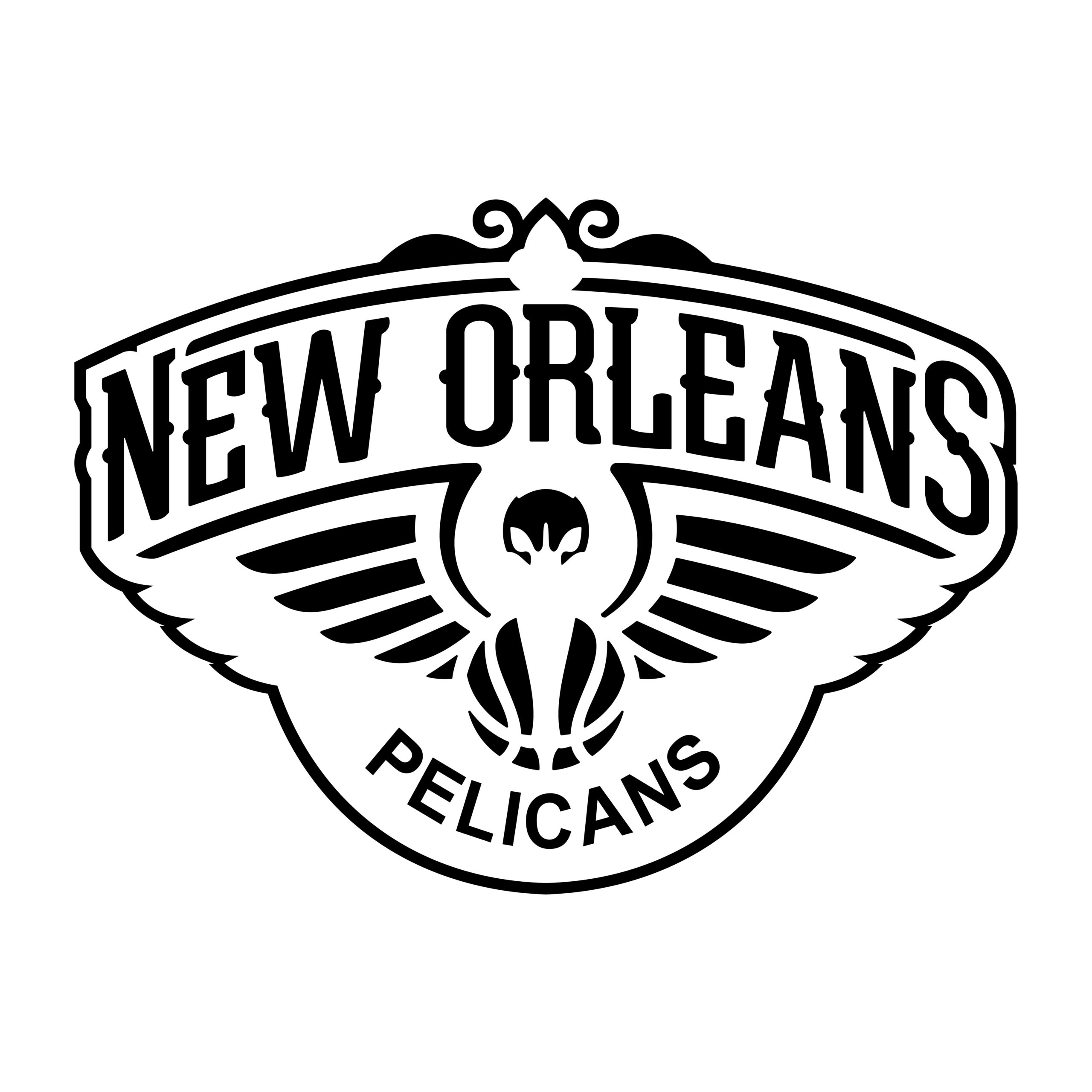 new orleans pelicans vinyl decal sticker