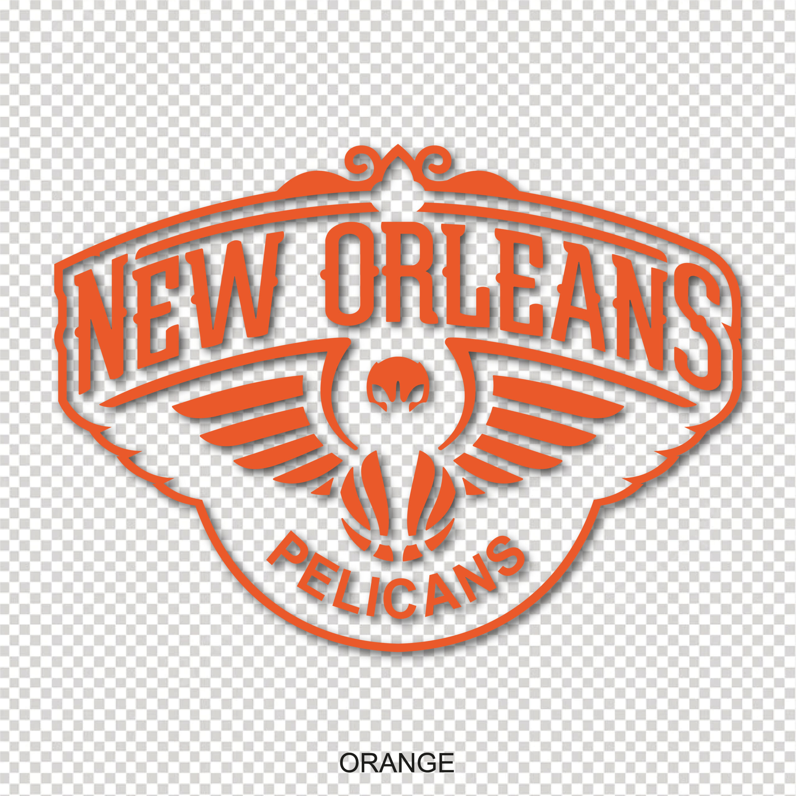 new orleans pelicans vinyl decal sticker