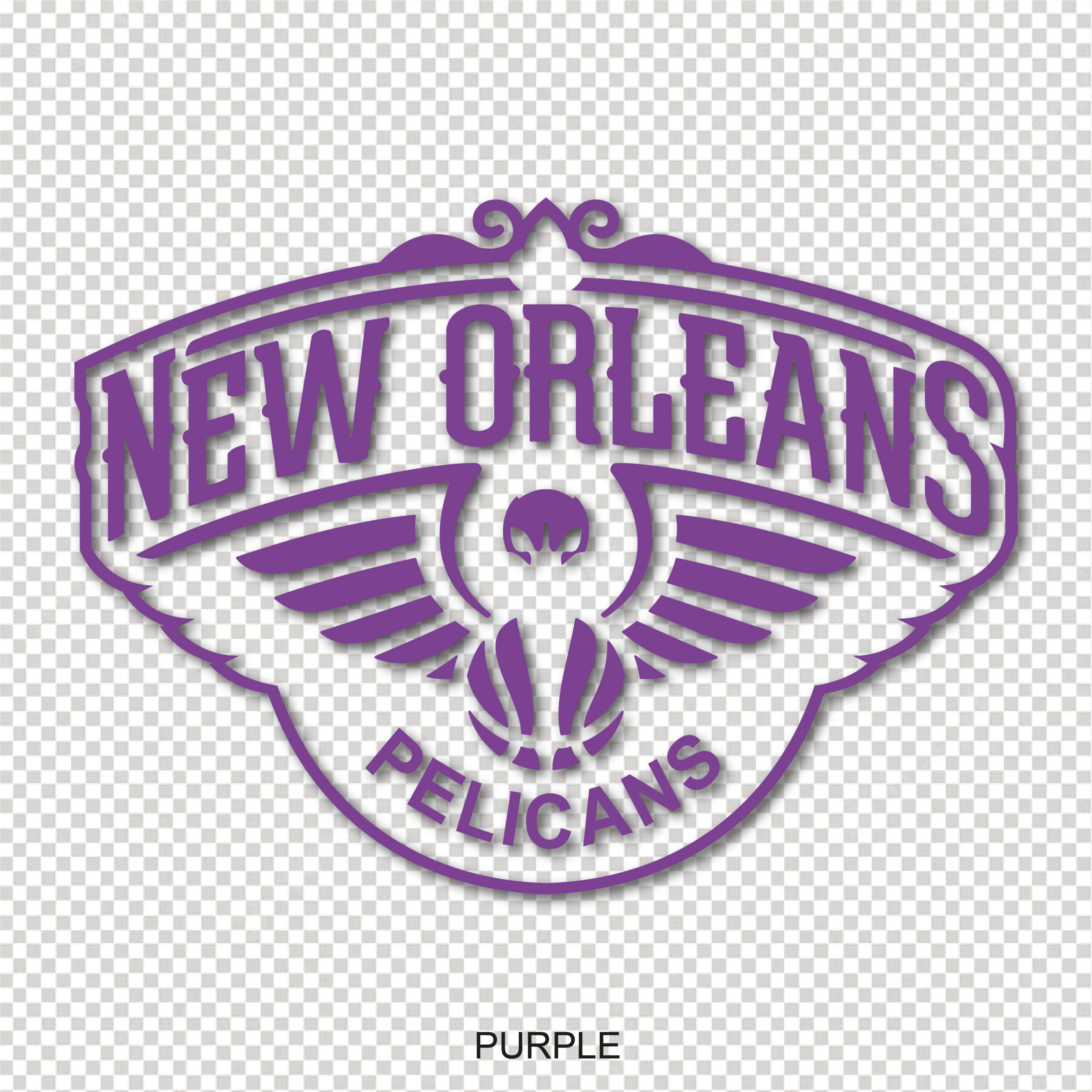 new orleans pelicans vinyl decal sticker